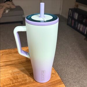 BrüMate Mint and Lavender Insulated Tumbler with Straw